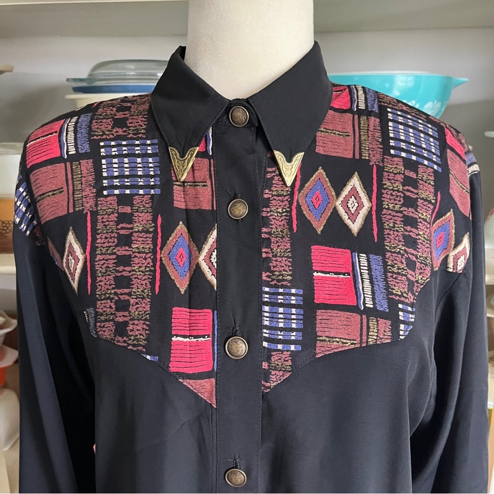 Desert West by Sherry Holt Western Shirt - Size Small